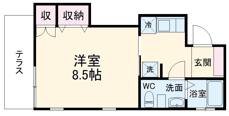 T’s Cubeの間取り
