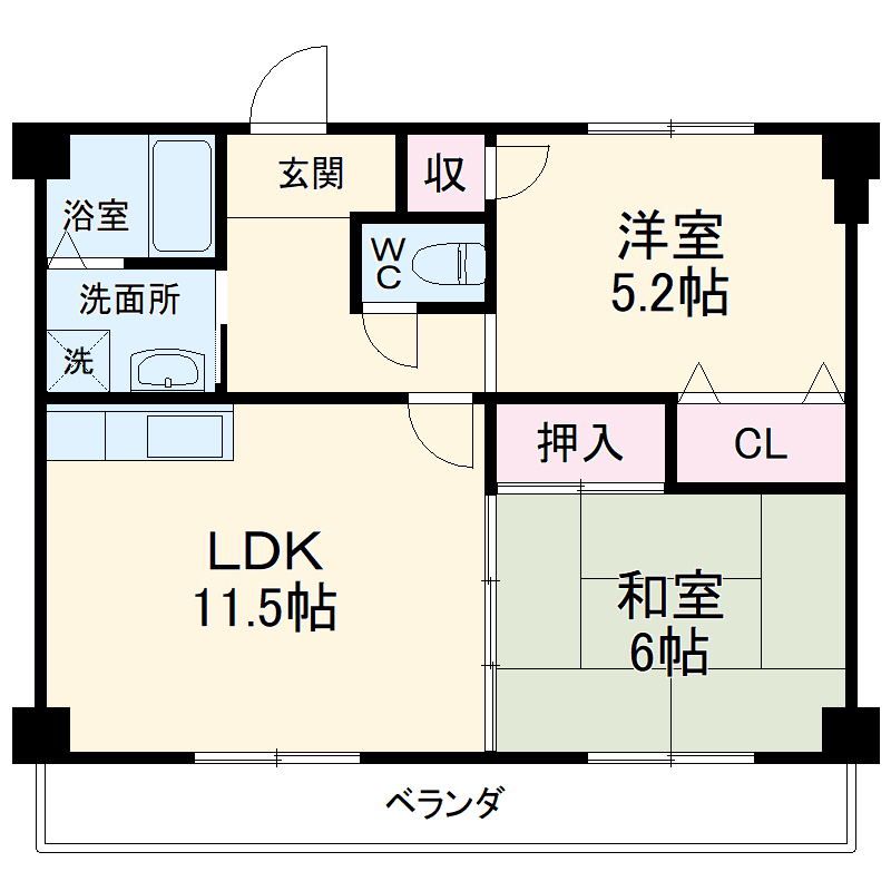 ヴェルドミールの間取り