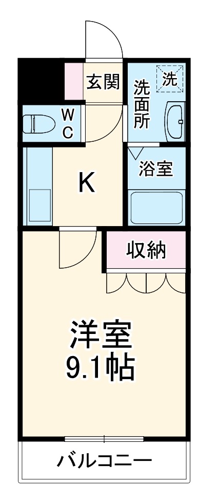 フリージャー茅ヶ崎の間取り