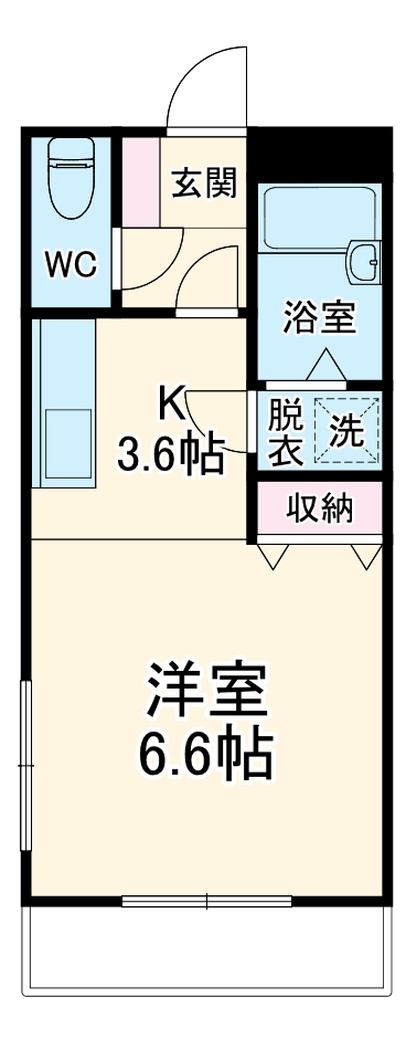 サンフラワー湘南の間取り