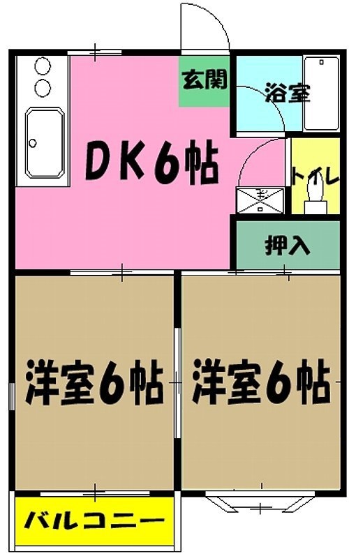 メゾンドエミネンスの間取り