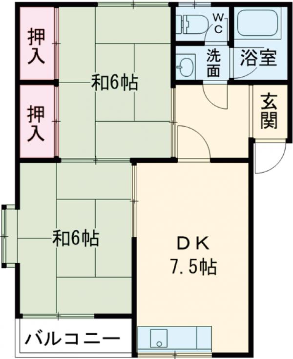 上穂ロイヤルハイツの間取り