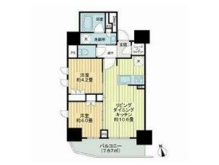 ライオンズ早稲田ミレスの間取り