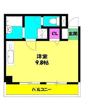 新田町小川マンションの間取り