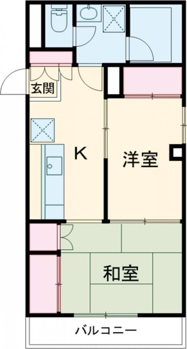 ロイレジデンス清水の間取り
