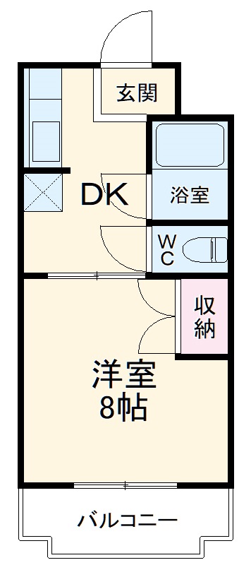マンションストークⅦの間取り