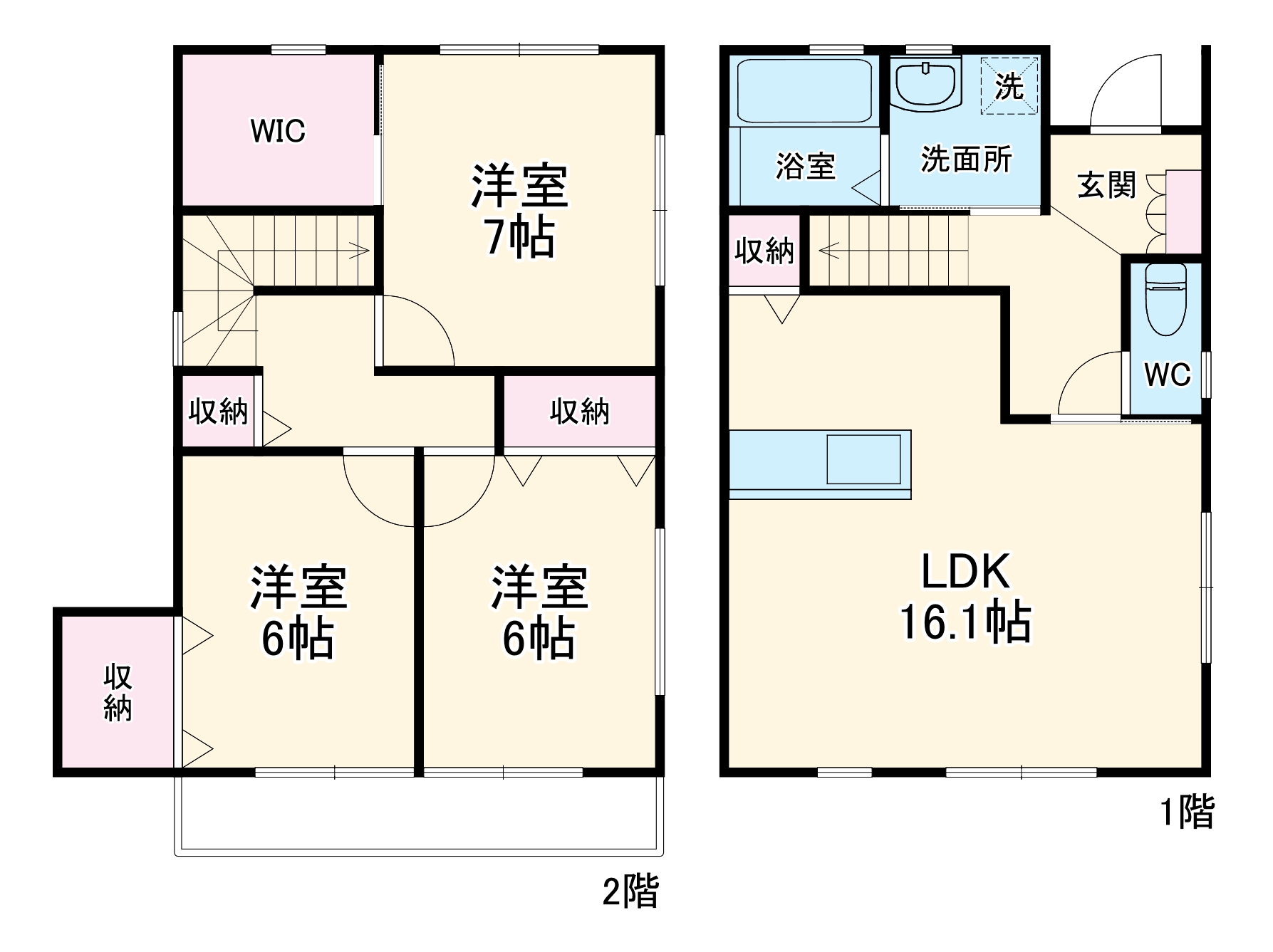 フレア山手の間取り