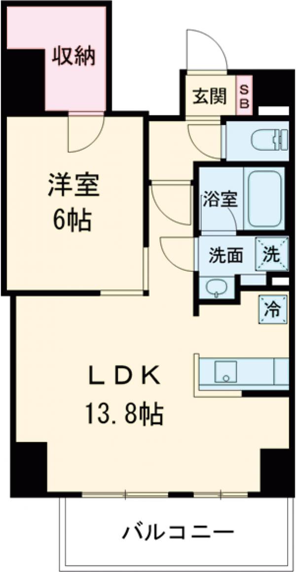 ロイジェント上野桜木の間取り
