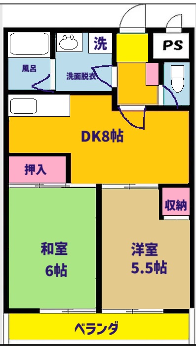 明生ビルの間取り