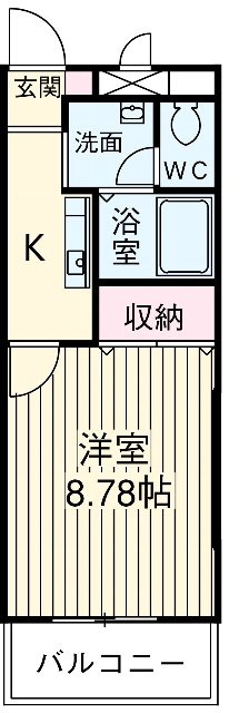 都町小川マンションの間取り