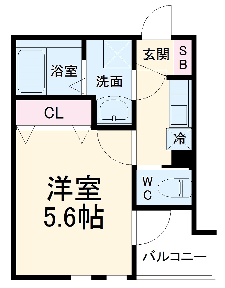 エクレール中央林間Ⅱの間取り