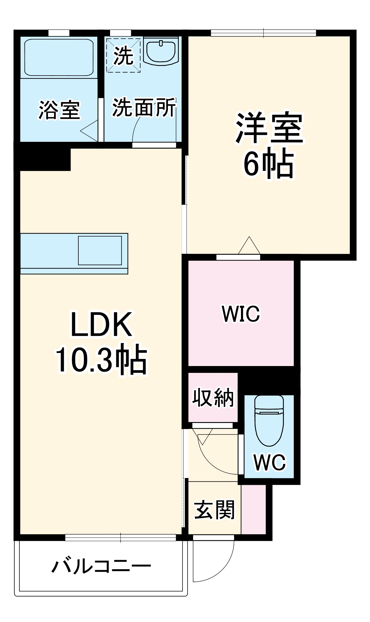 フレーシュⅡの間取り