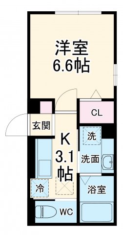チェリーハイム Ⅴの間取り