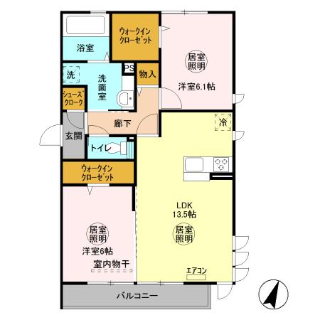 ラ・ルーチェの間取り