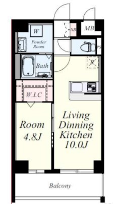 エルヴィータ箱崎の間取り