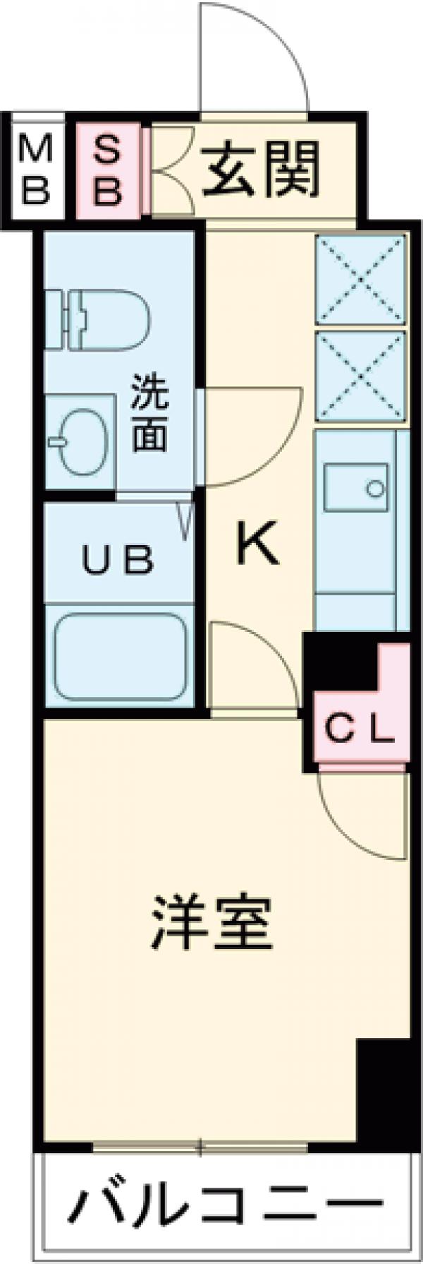 GENOVIAお花茶屋skygardenの間取り