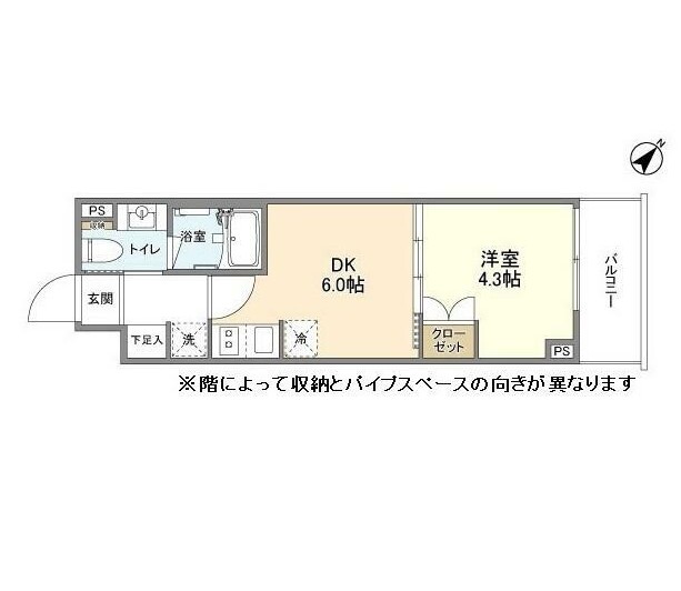 ＹＳレジデンス代田橋の間取り