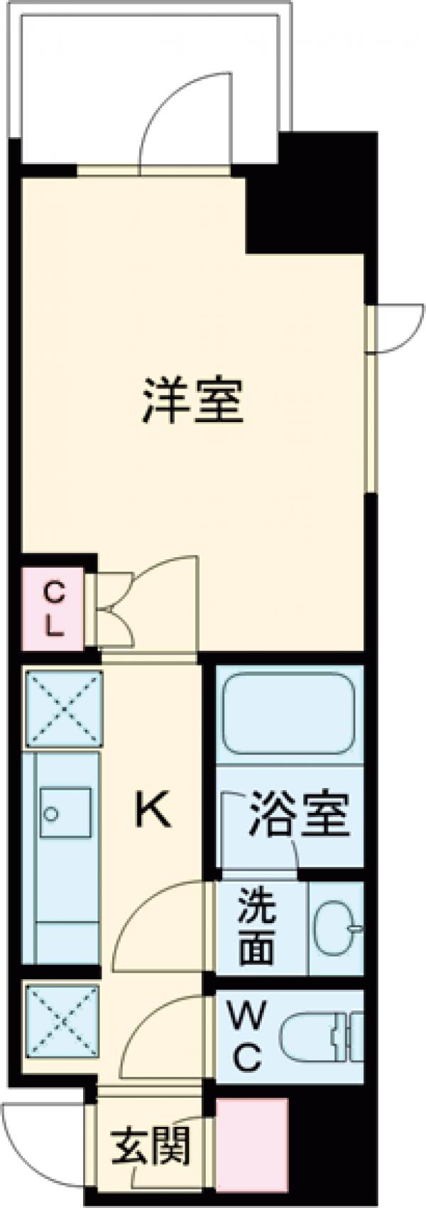 スプランディッド錦糸町Ⅱの間取り