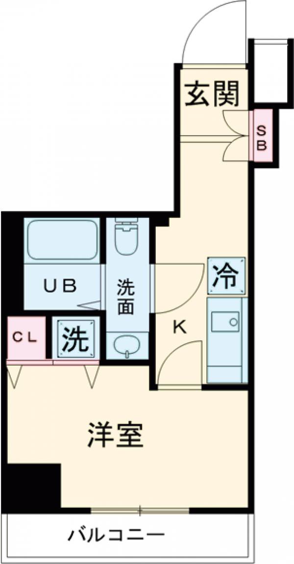 GENOVIAお花茶屋skygardenの間取り