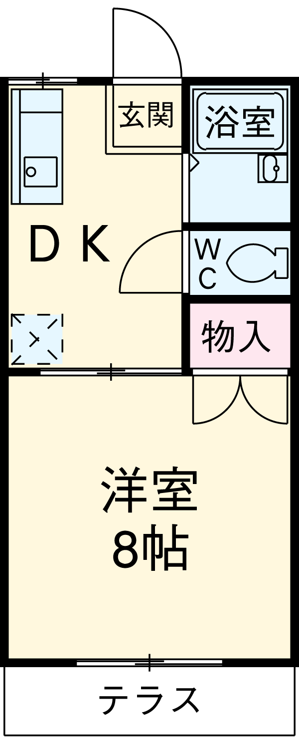 コラソン駅西の間取り