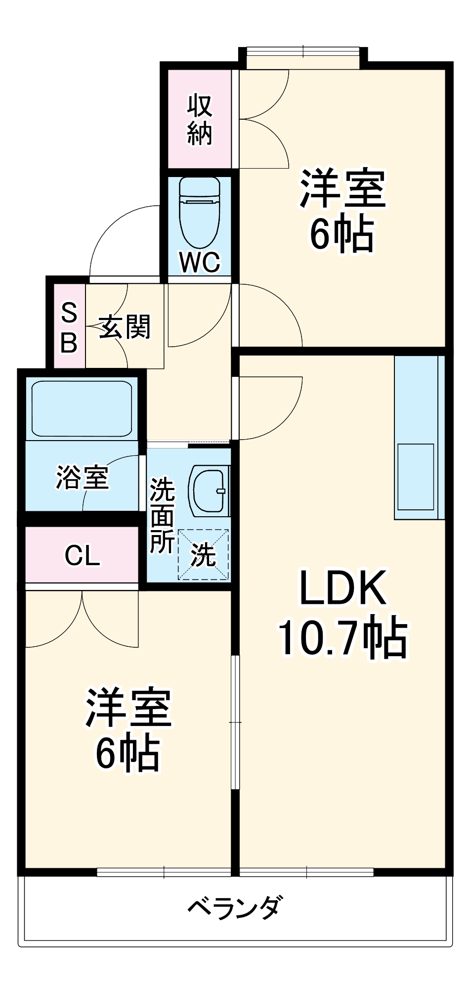ペルテⅠの間取り