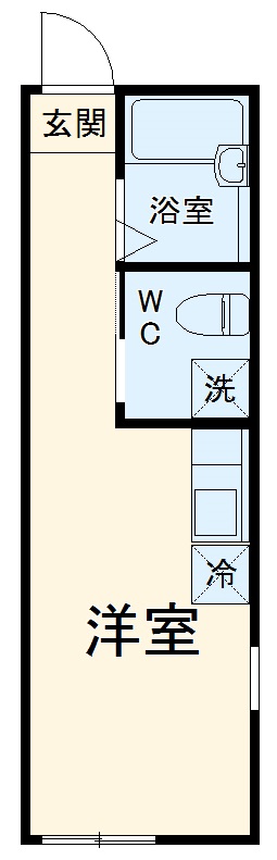 ハーミットクラブハウス根岸A棟の間取り