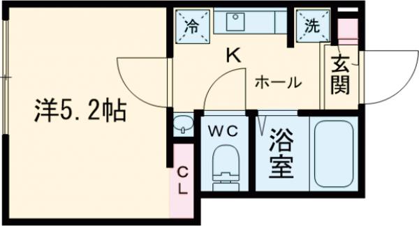 グランクオール野方フロントの間取り