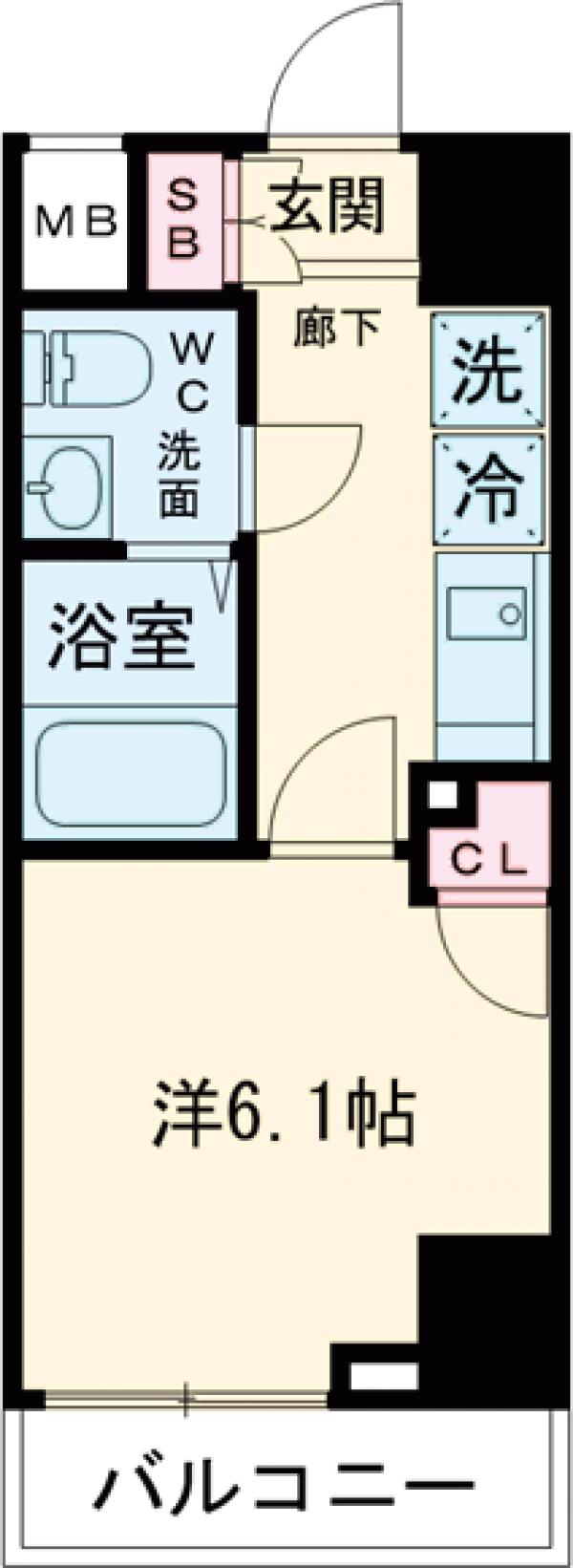 GENOVIAお花茶屋skygardenの間取り