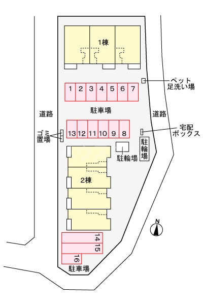 2/8 駐車場
