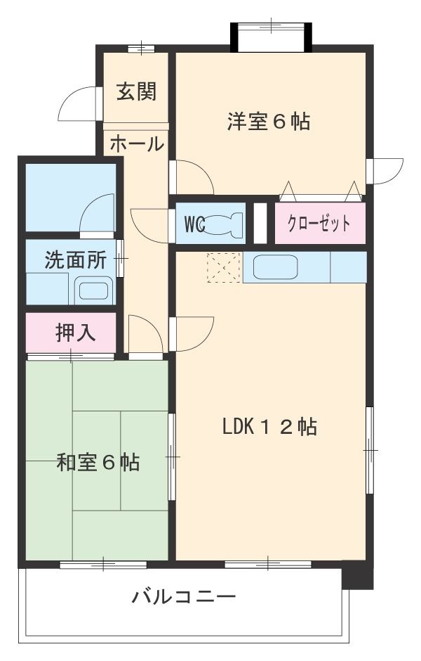 ハピネス原の間取り