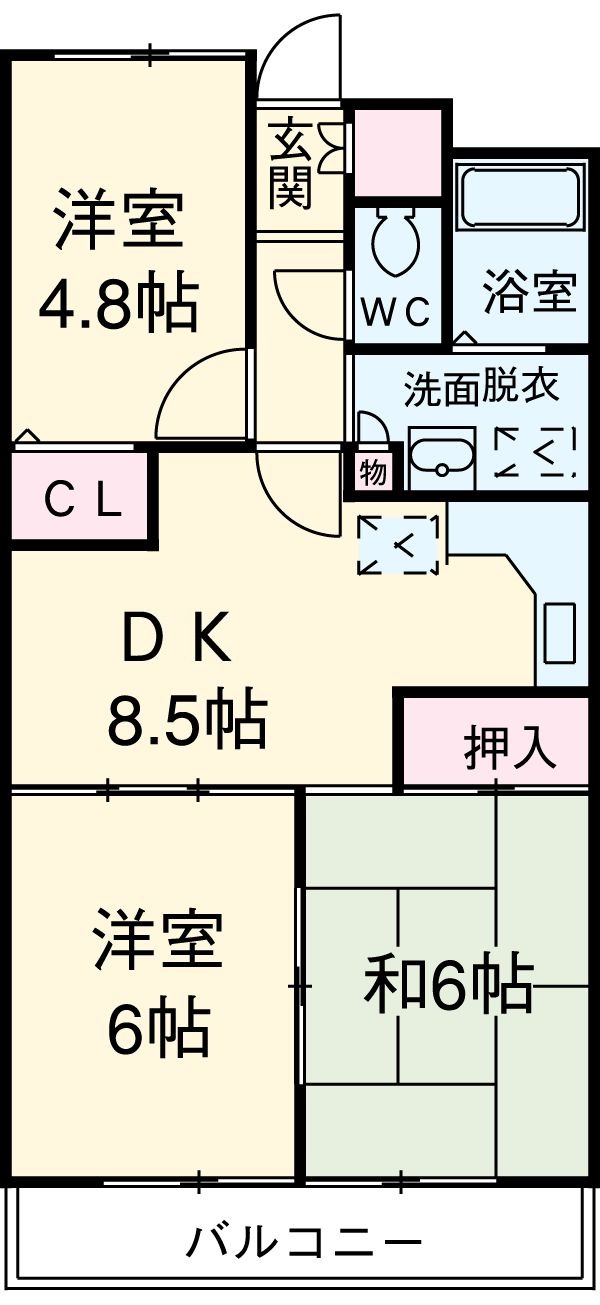 エスポワール八事の間取り