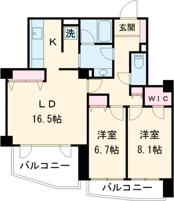 ヴィラアイレックス奥沢の間取り