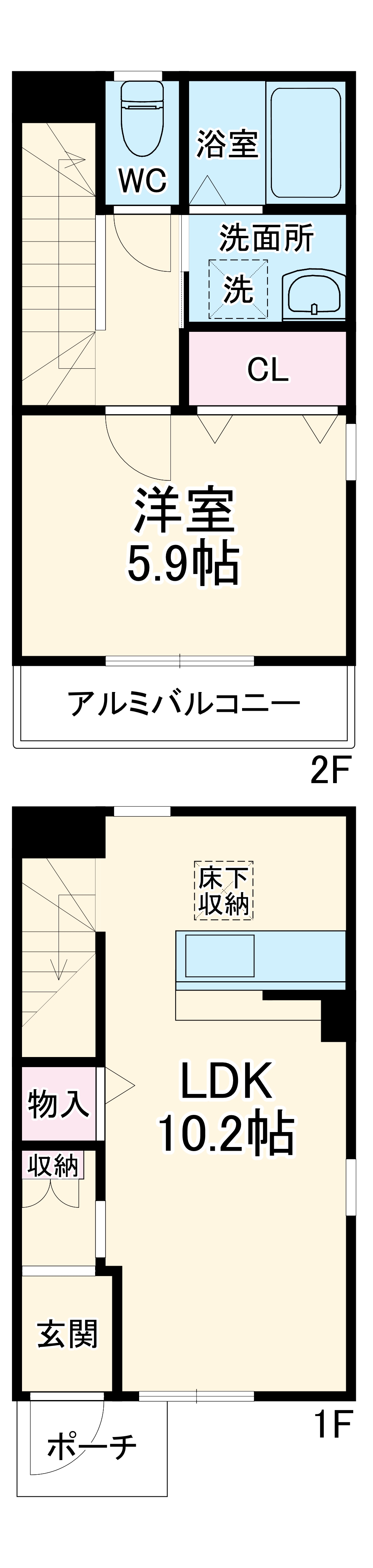大鋸参番館の間取り