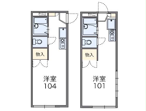 レオパレス駒の舞の間取り