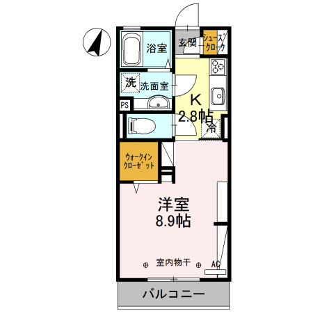 D-roomBusiness小山の間取り