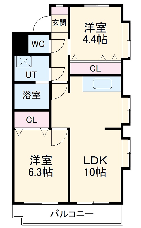 モールセゾン大森の間取り