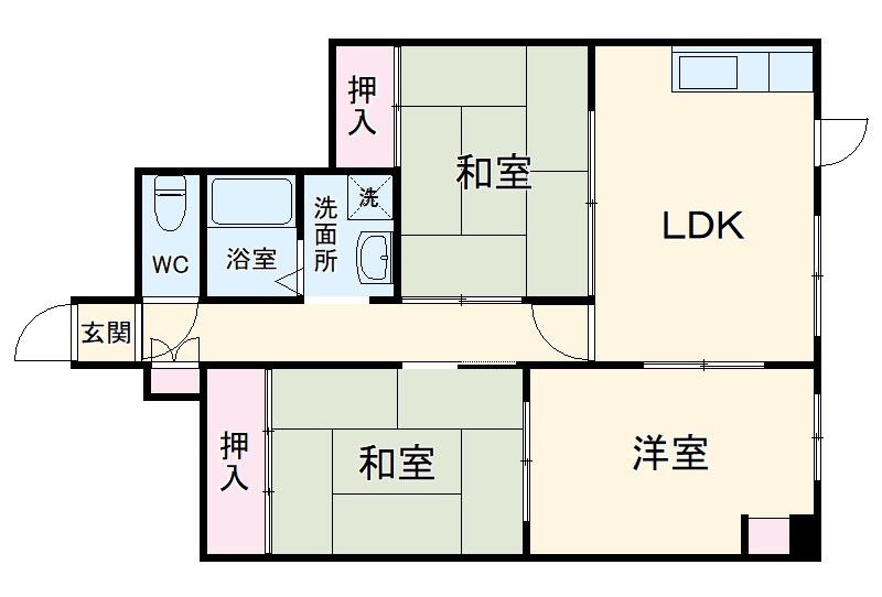 メゾン宮山の間取り
