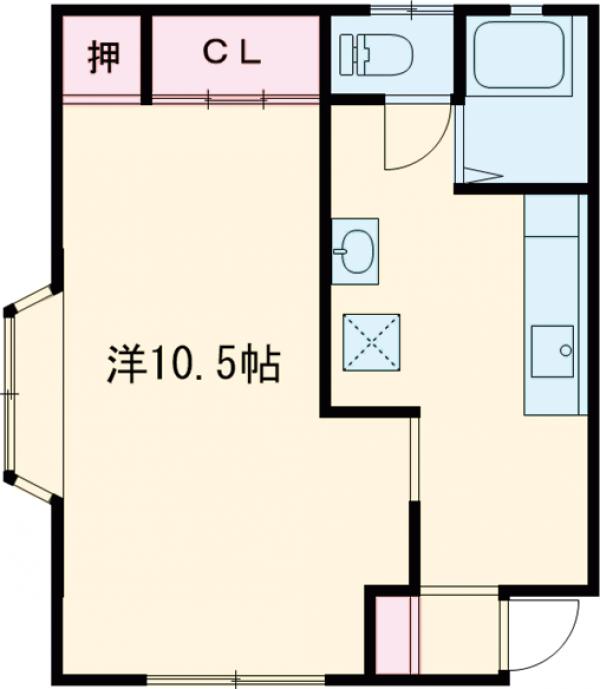 コーポ千秀の間取り