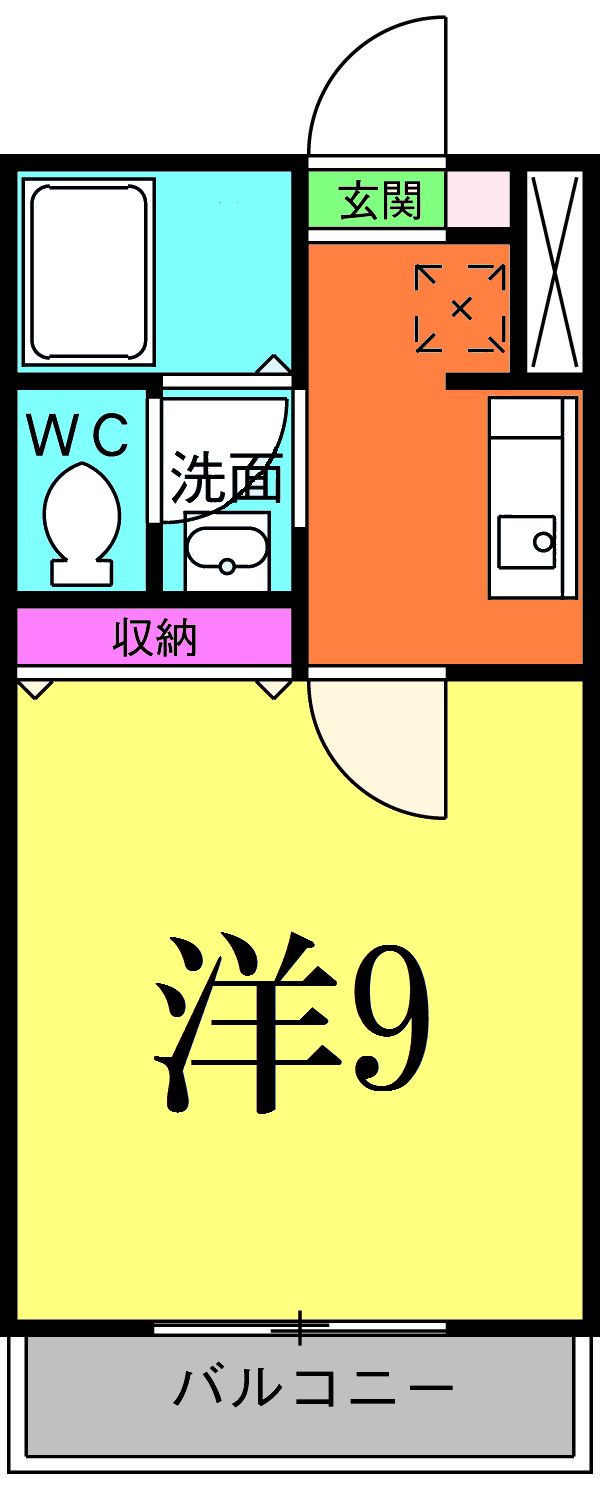 リバーアップ六実の間取り