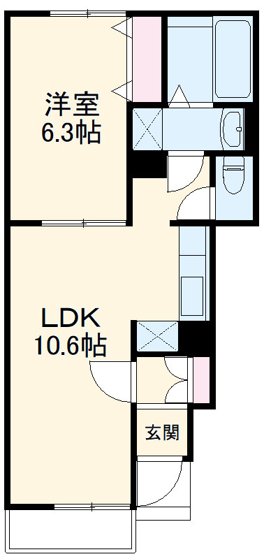 アムールラメゾンの間取り
