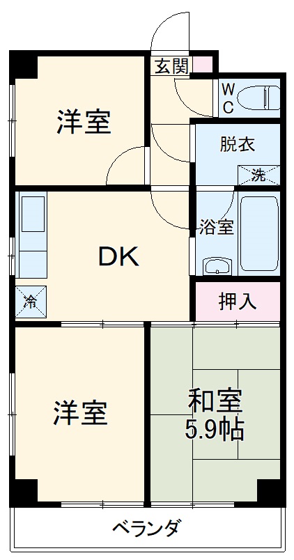 ヒルサイドテラスの間取り