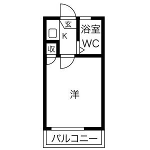 シャイン鳴尾の間取り