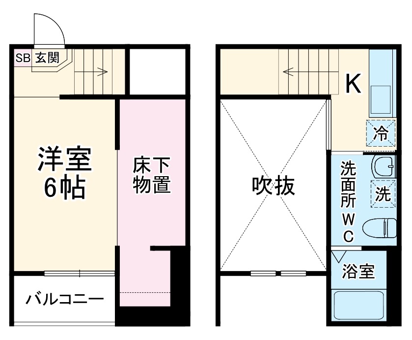 シャンテールの間取り