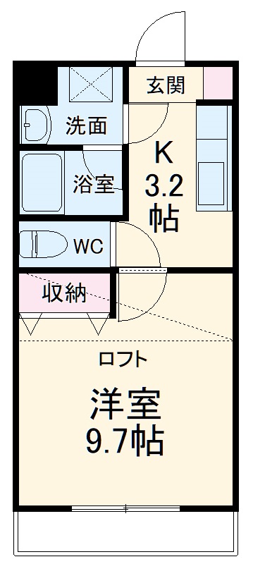 マンションarrozの間取り