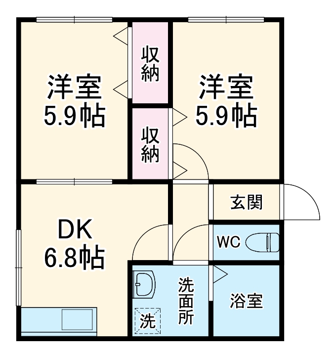グランデージ・ヴァンの間取り