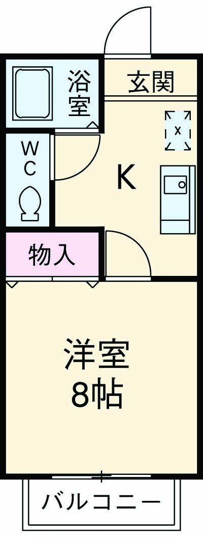 メゾネットサンゴの間取り