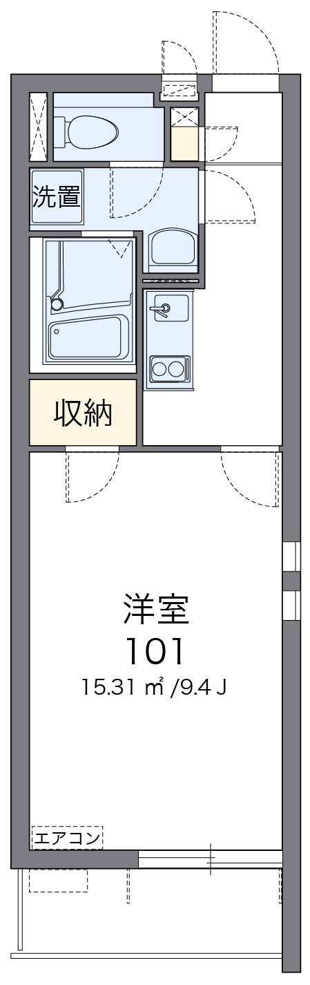 クレイノシャンティ浦和の間取り