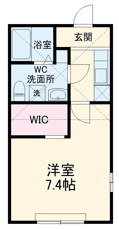 アザーレ・プラネ生田の間取り