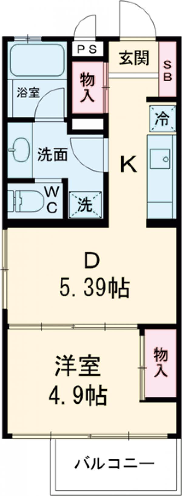ヘリタス中野の間取り