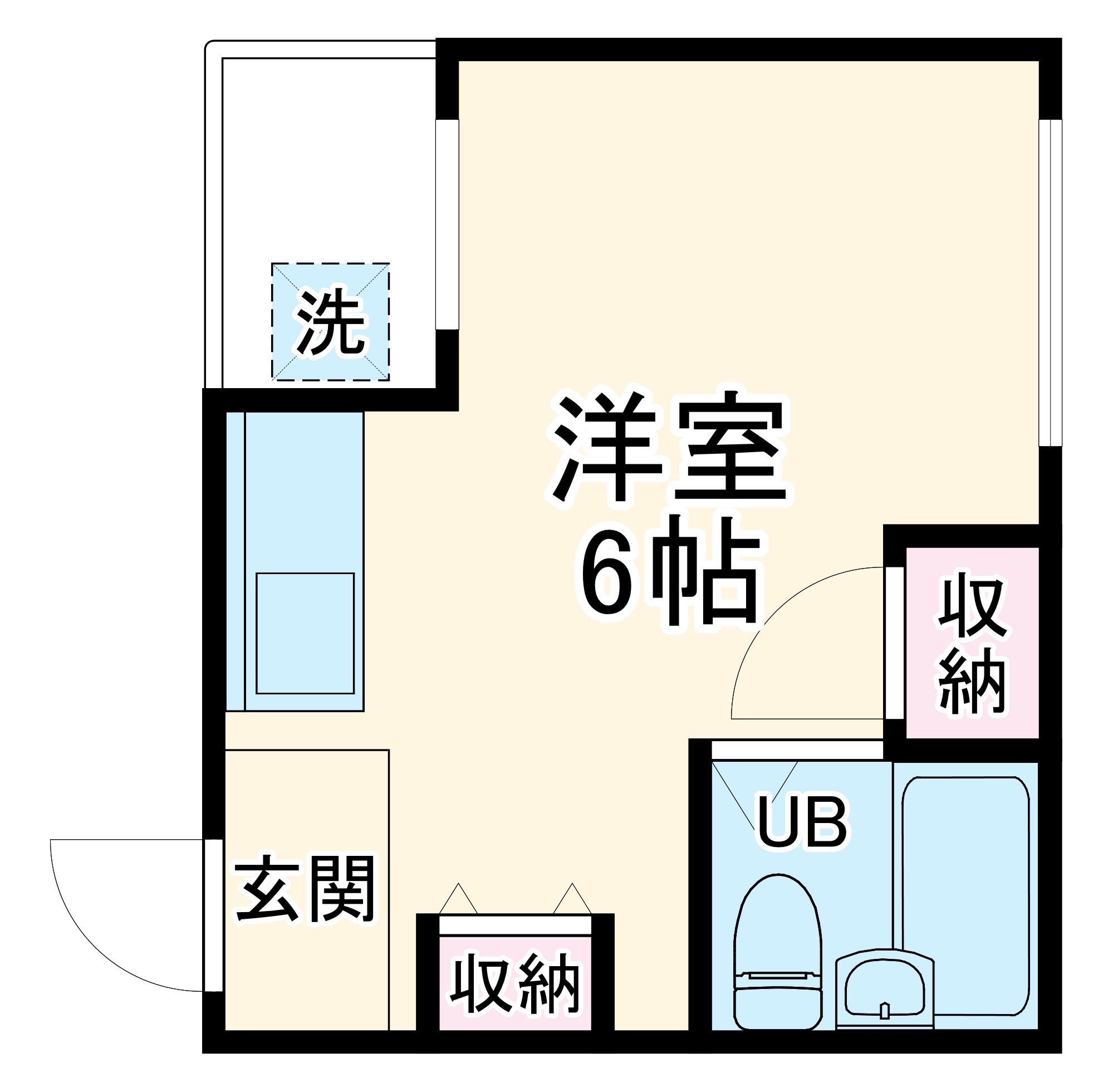 コーポ今池南の間取り